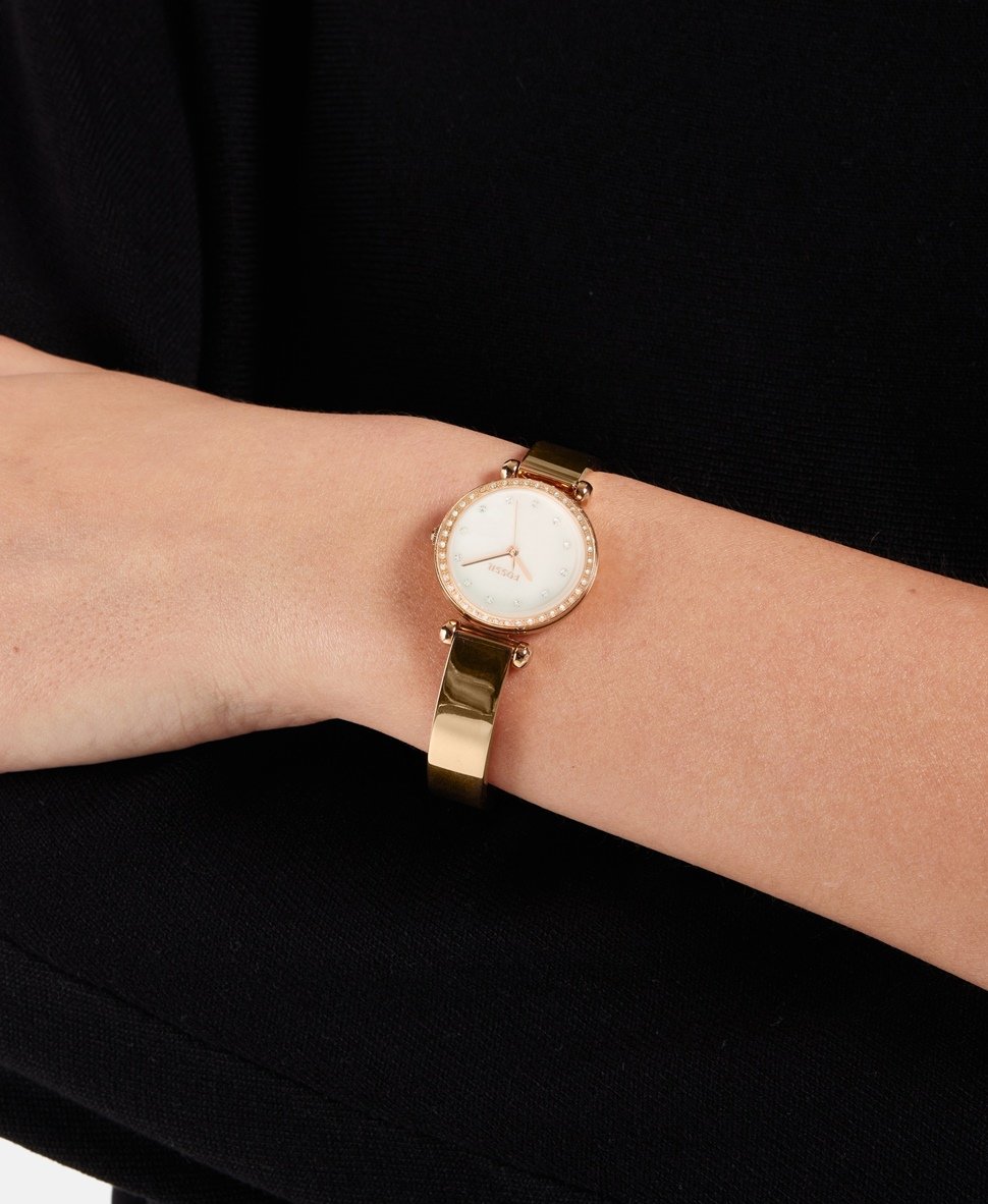 Fossil hodinky Růžově zlatá 5