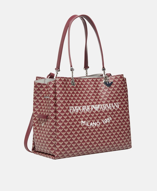 Emporio Armani kabelka shopper Bílá vlna 1