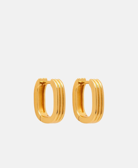 Lawrence Grey Jewelry Obručové náušnice Zlatá 1