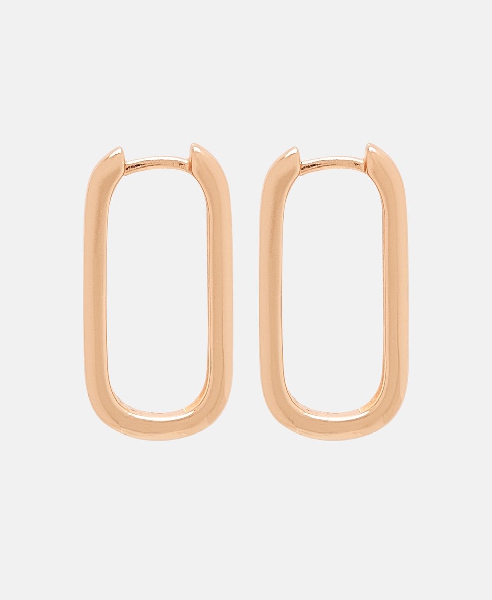 Lawrence Grey Jewelry Obručové náušnice Růžově zlatá 2