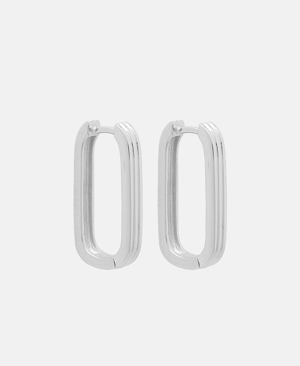 Lawrence Grey Jewelry Obručové náušnice Stříbrná 1