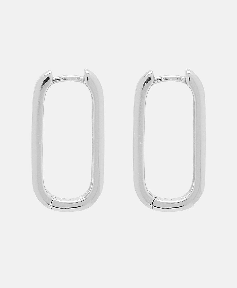 Lawrence Grey Jewelry Obručové náušnice Stříbrná 2