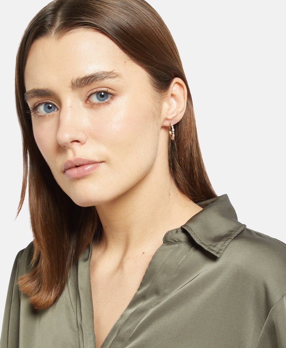 Lawrence Grey Jewelry Obručové náušnice Zlatá 3