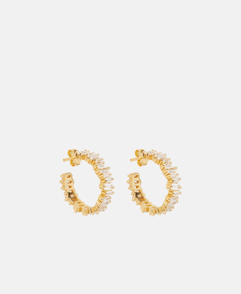 Lawrence Grey Jewelry Obručové náušnice Zlatá 1