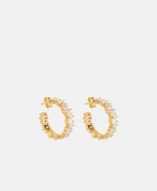 Lawrence Grey Jewelry Obručové náušnice Zlatá 1