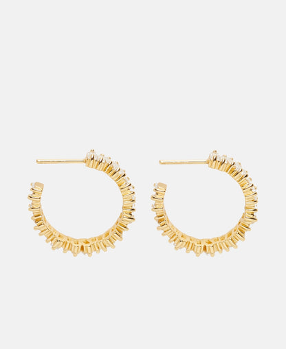 Lawrence Grey Jewelry Obručové náušnice Zlatá 2