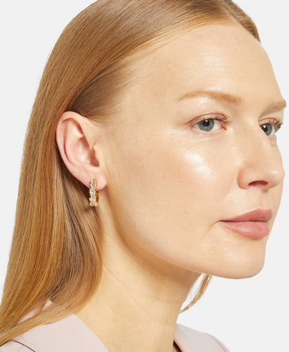 Lawrence Grey Jewelry Obručové náušnice Zlatá 3