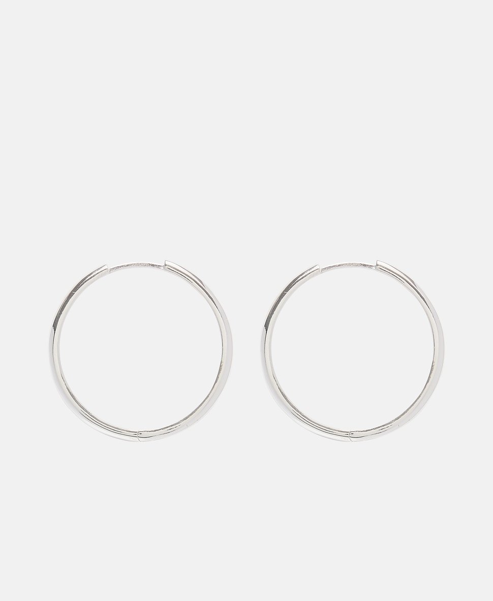 Lawrence Grey Jewelry Obručové náušnice Stříbrná 2