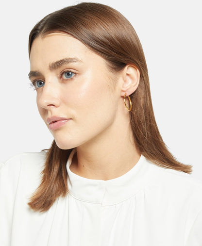 Lawrence Grey Jewelry Obručové náušnice Zlatá 3