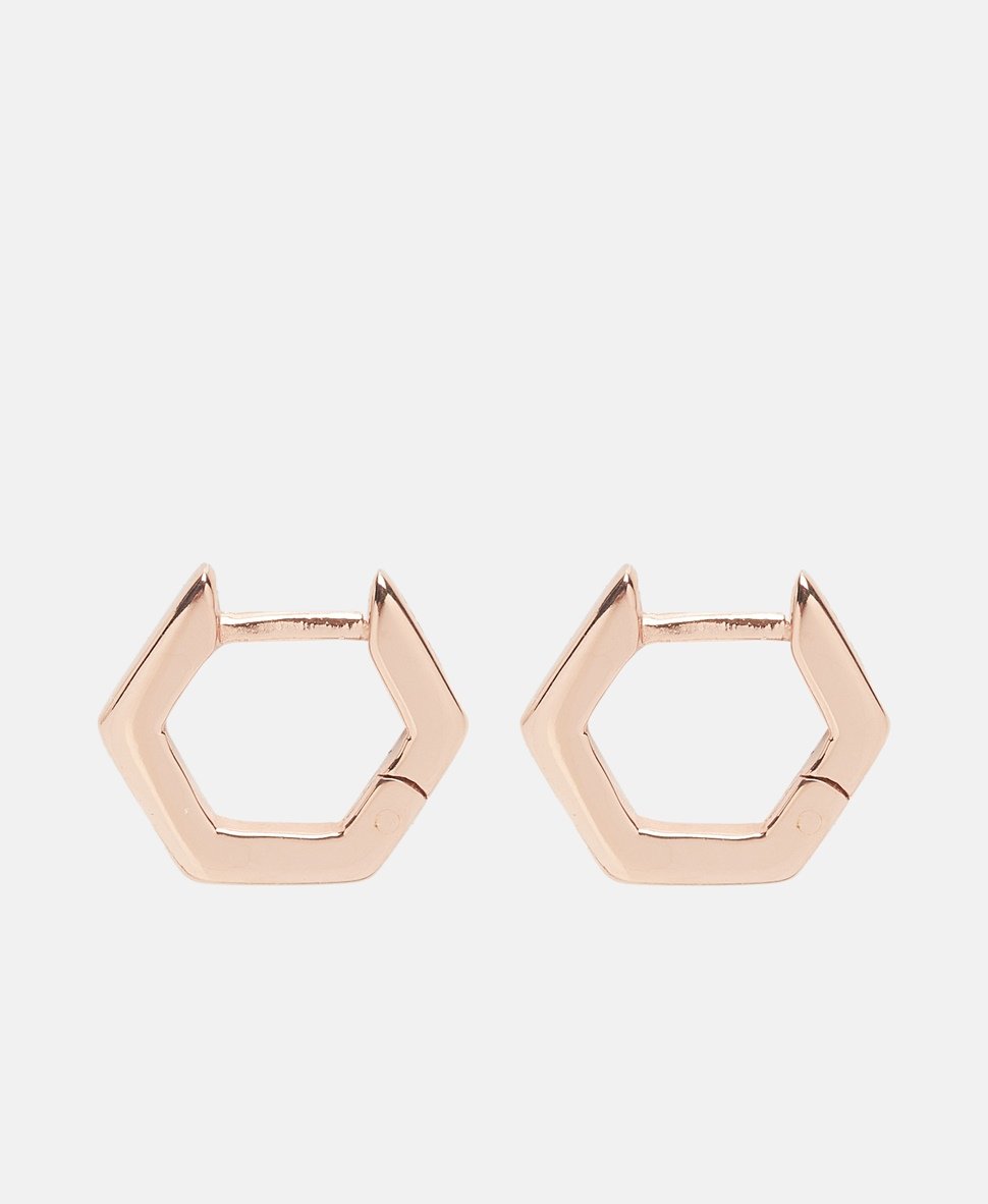 Lawrence Grey Jewelry Obručové náušnice Růžově zlatá 2