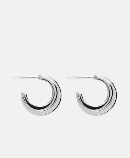 Lawrence Grey Jewelry Obručové náušnice Stříbrná 2