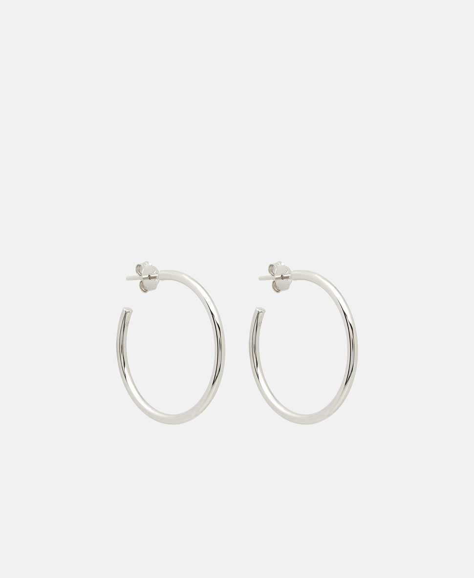 Lawrence Grey Jewelry Obručové náušnice Stříbrná 1