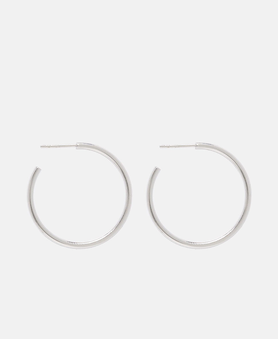 Lawrence Grey Jewelry Obručové náušnice Stříbrná 2