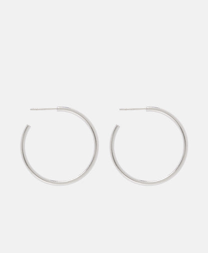 Lawrence Grey Jewelry Obručové náušnice Stříbrná 2