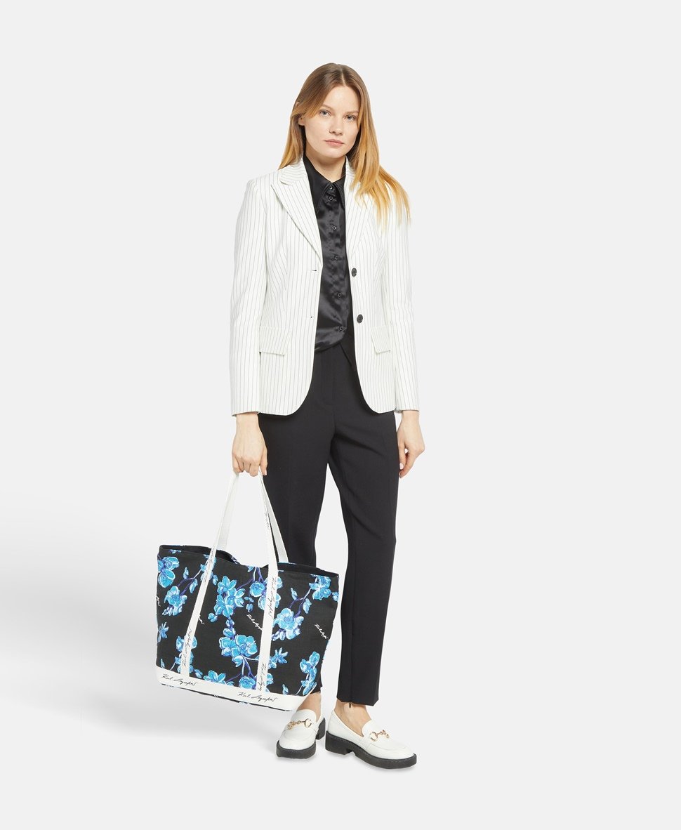 Karl Lagerfeld kabelka shopper Modrá 5
