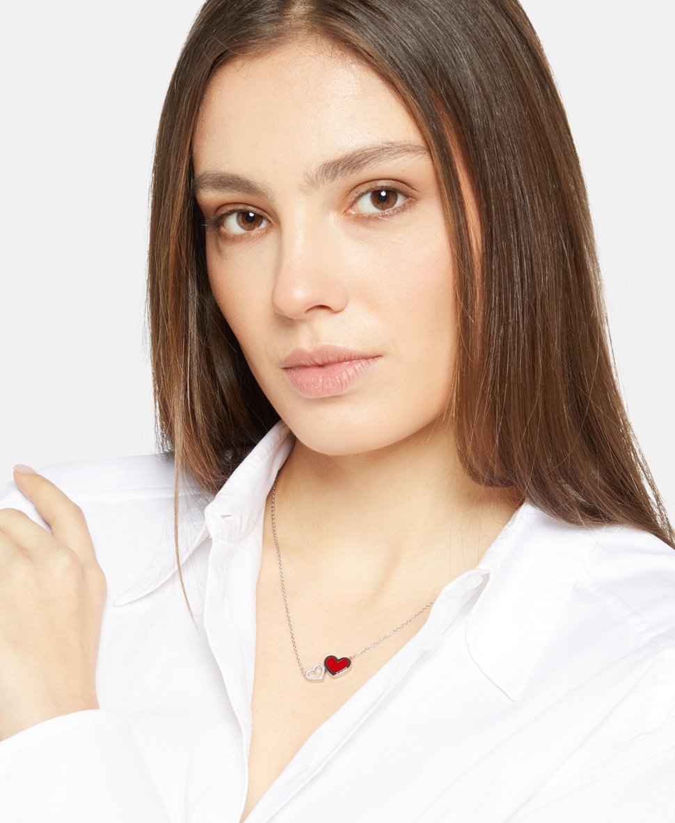 Tommy Hilfiger řetízek s přívěskem Stříbrná 4