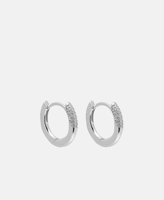 Lawrence Grey Jewelry Obručové náušnice Stříbrná 1