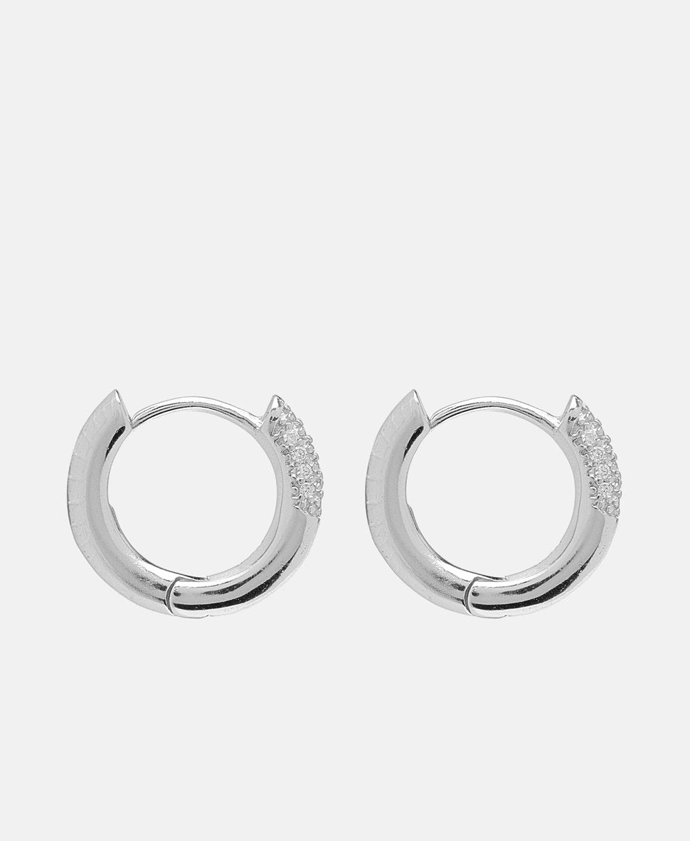 Lawrence Grey Jewelry Obručové náušnice Stříbrná 2