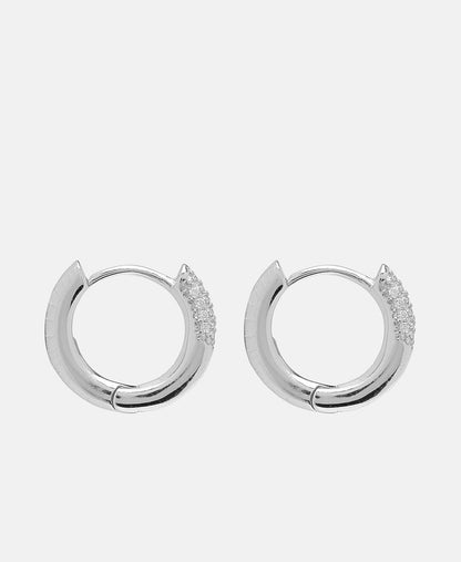 Lawrence Grey Jewelry Obručové náušnice Stříbrná 2