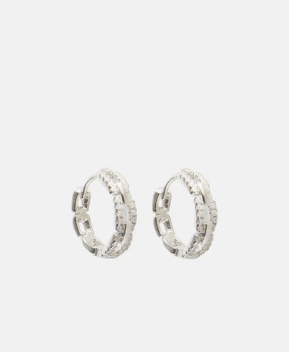 Lawrence Grey Jewelry Obručové náušnice Stříbrná 1