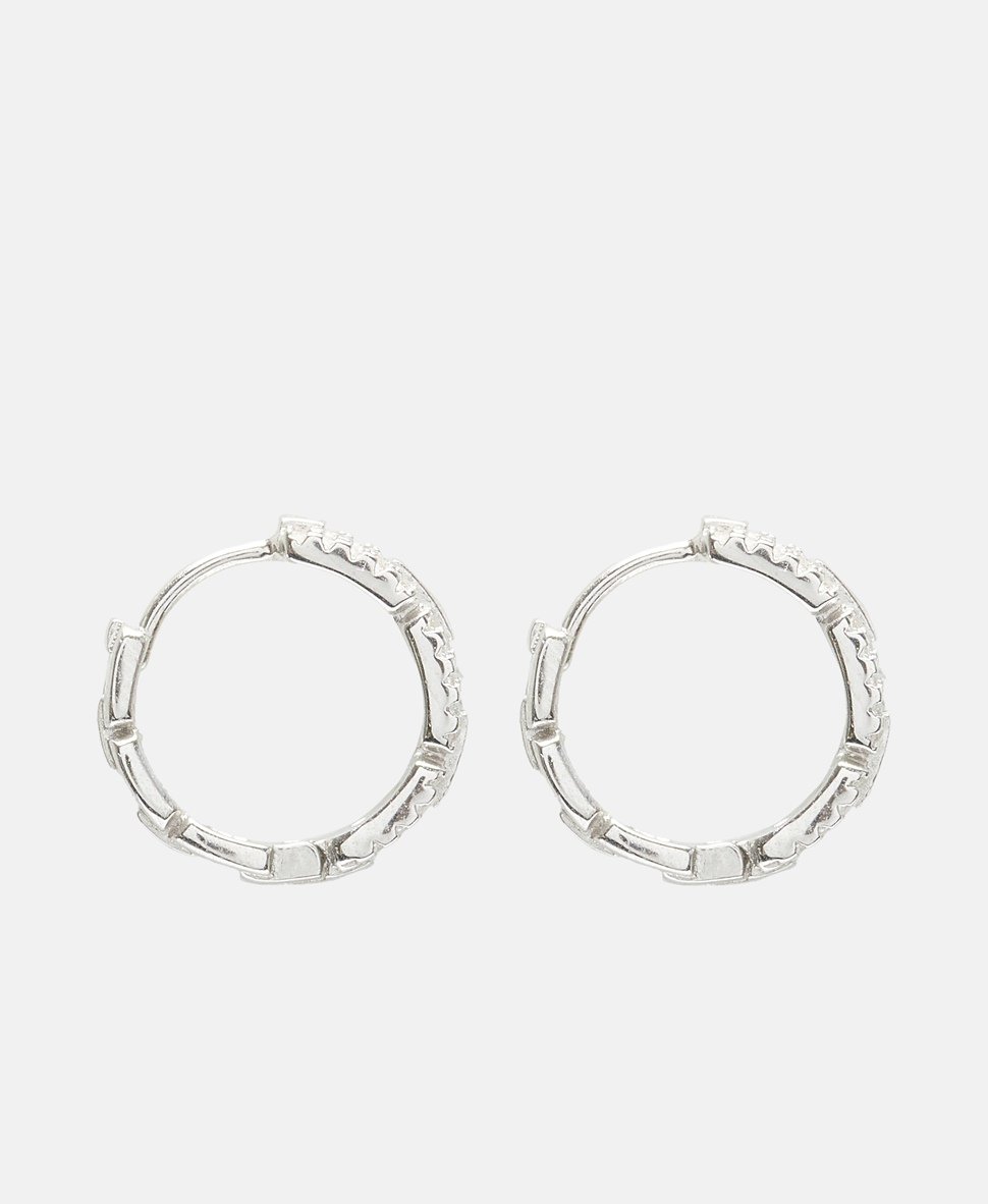Lawrence Grey Jewelry Obručové náušnice Stříbrná 2