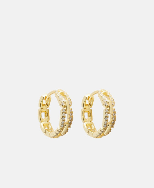 Lawrence Grey Jewelry Obručové náušnice Zlatá 1