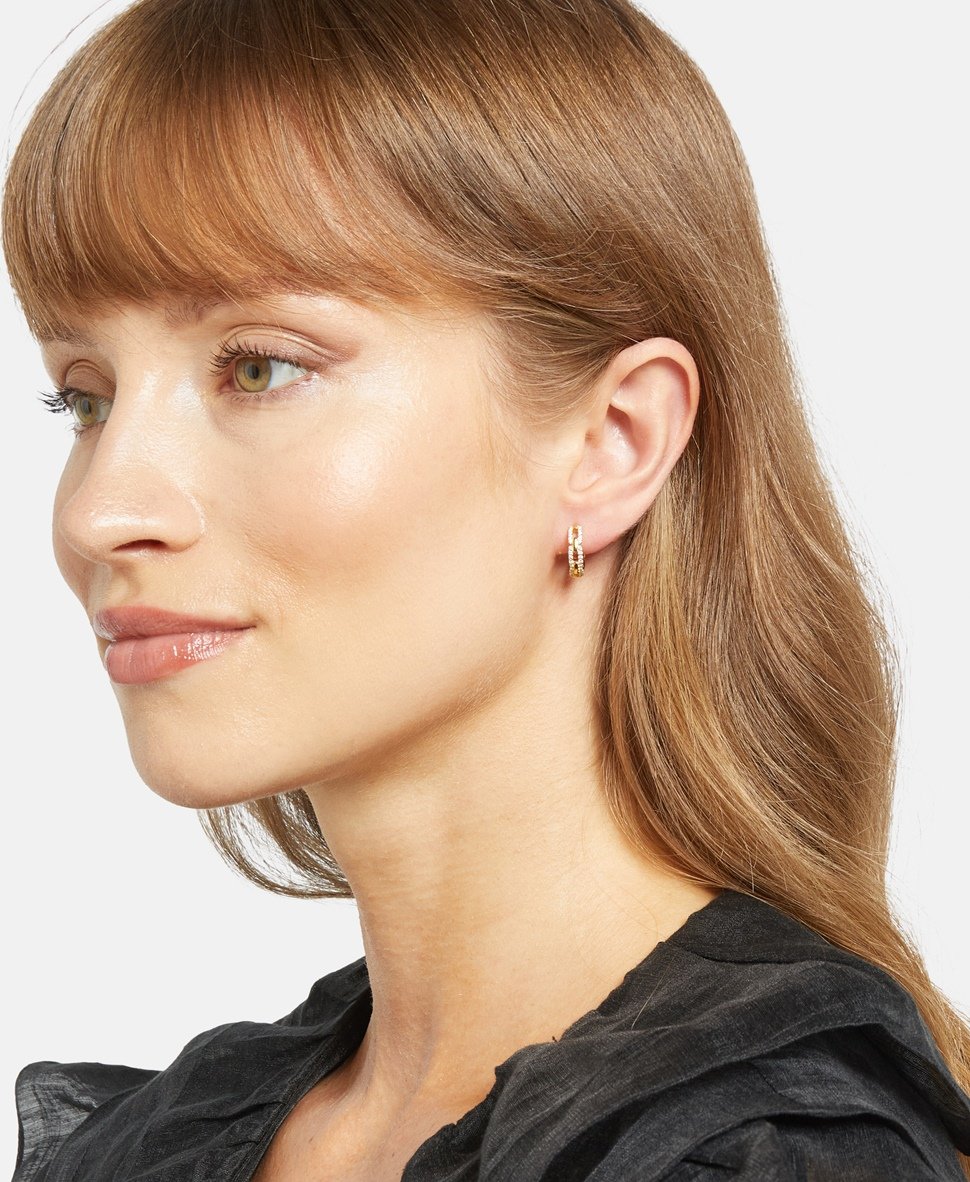 Lawrence Grey Jewelry Obručové náušnice Zlatá 3