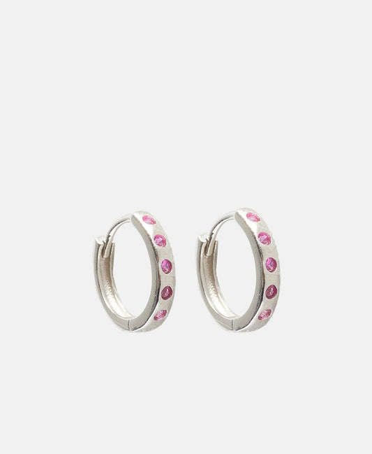 Lawrence Grey Jewelry Obručové náušnice Stříbrná 1