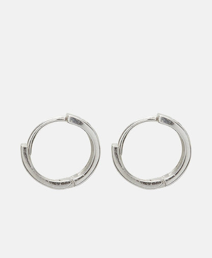 Lawrence Grey Jewelry Obručové náušnice Stříbrná 2