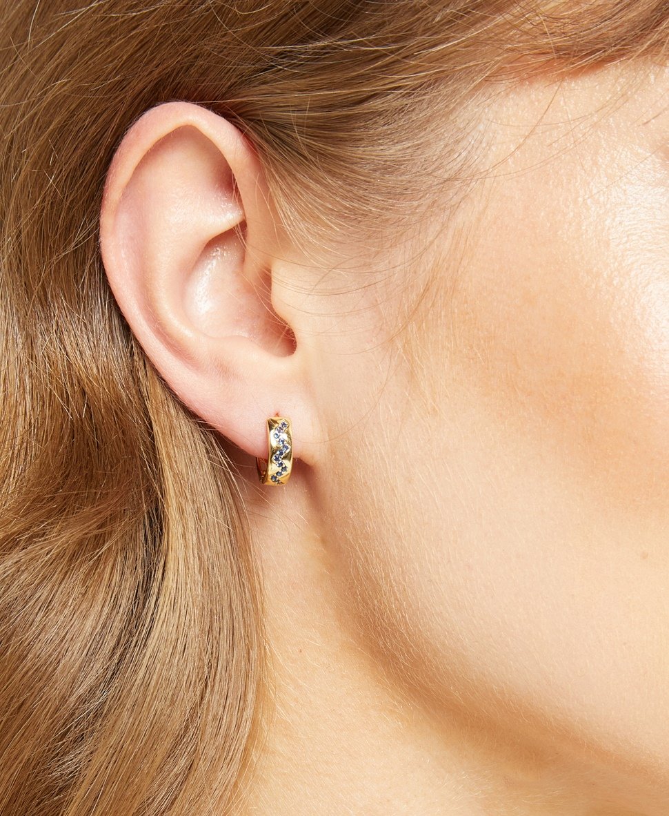 Lawrence Grey Jewelry Obručové náušnice Zlatá 3