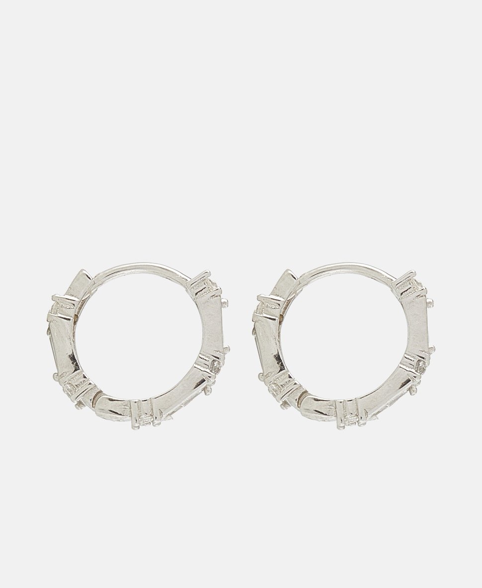 Lawrence Grey Jewelry Obručové náušnice Stříbrná 2