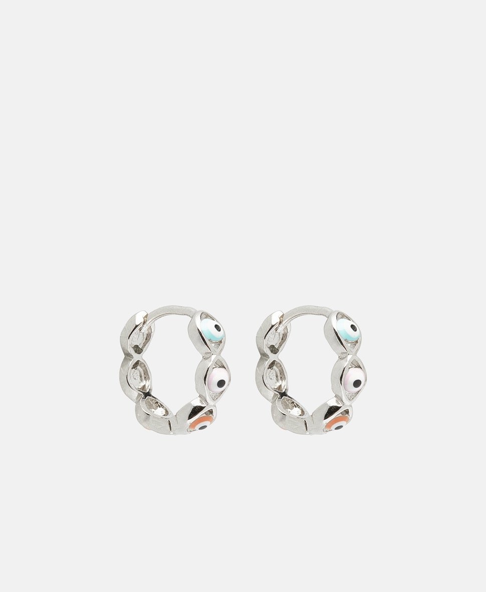 Lawrence Grey Jewelry Obručové náušnice Stříbrná 1