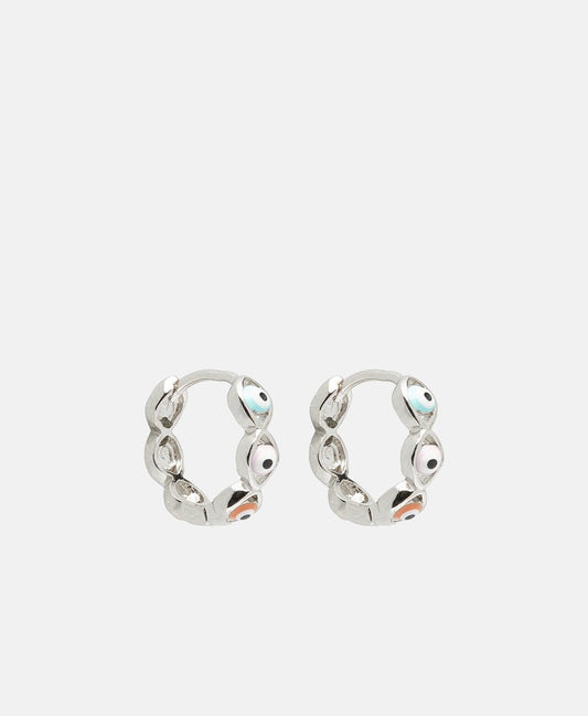 Lawrence Grey Jewelry Obručové náušnice Stříbrná 1