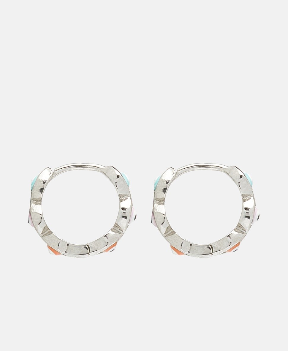 Lawrence Grey Jewelry Obručové náušnice Stříbrná 2