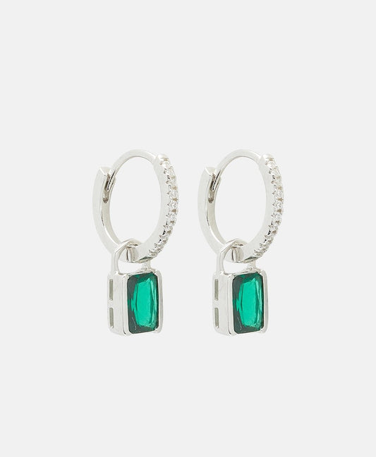 Lawrence Grey Jewelry Obručové náušnice Stříbrná 1