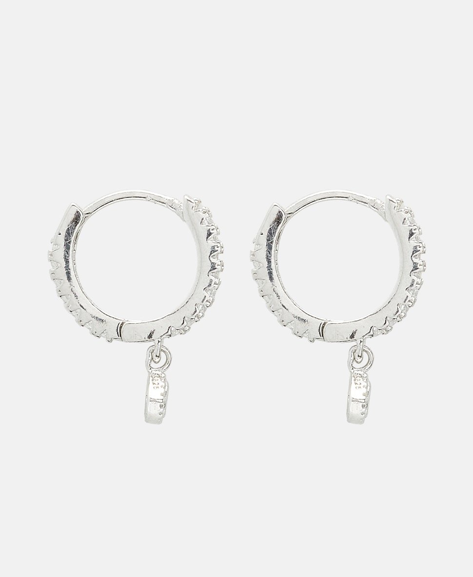 Lawrence Grey Jewelry Obručové náušnice Stříbrná 2