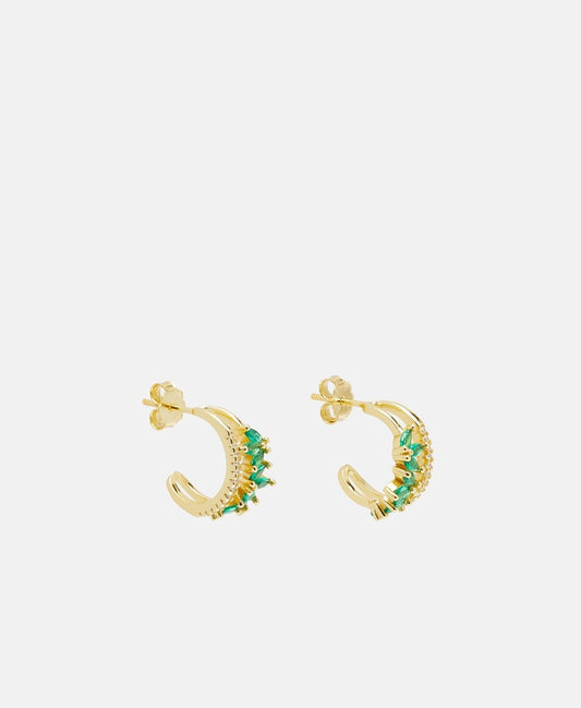 Lawrence Grey Jewelry Obručové náušnice Zlatá 1