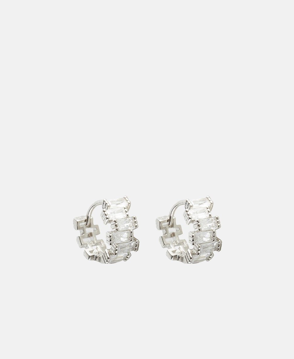 Lawrence Grey Jewelry Obručové náušnice Stříbrná 1