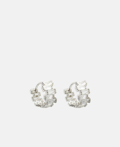 Lawrence Grey Jewelry Obručové náušnice Stříbrná 1