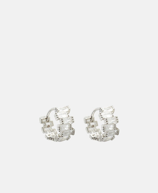 Lawrence Grey Jewelry Obručové náušnice Stříbrná 1