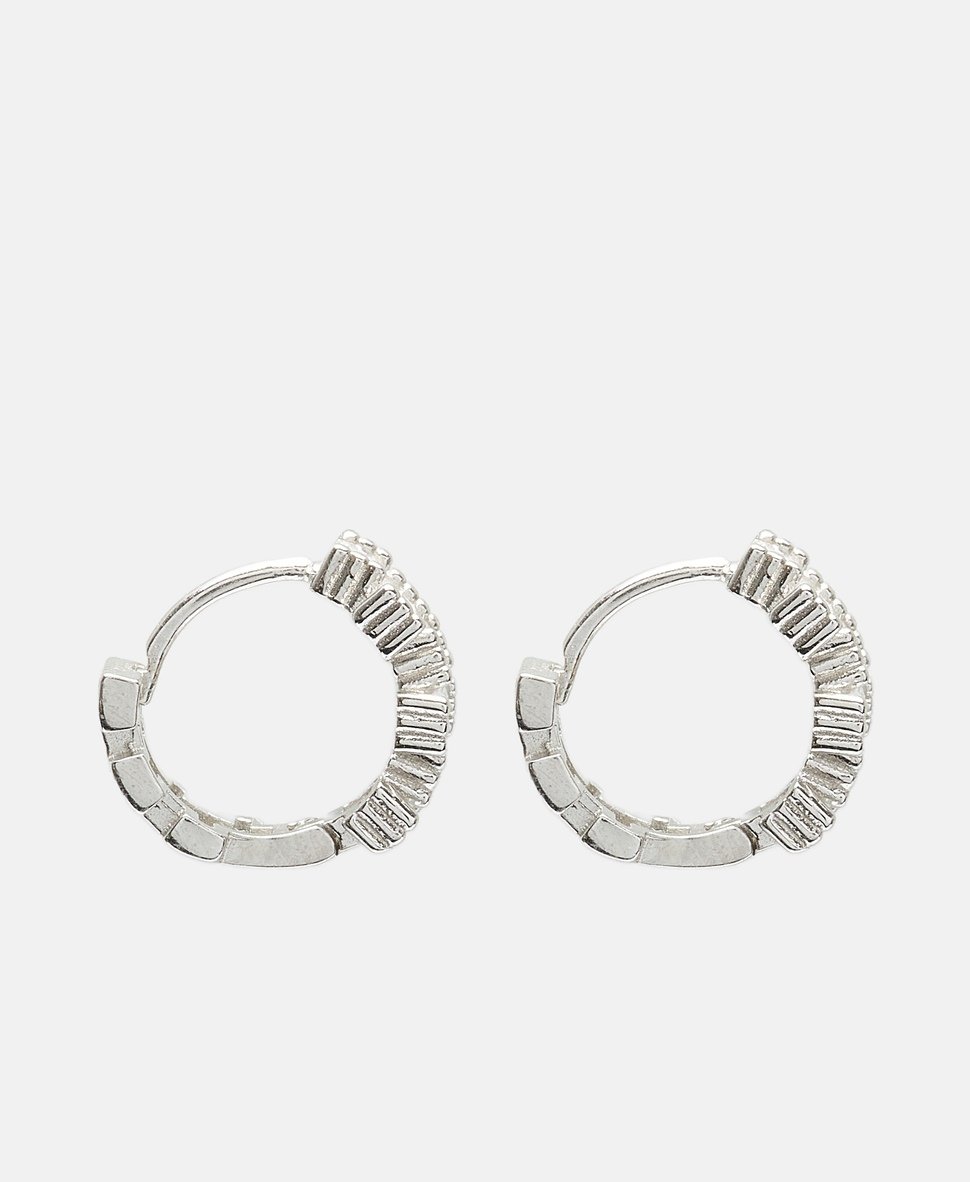Lawrence Grey Jewelry Obručové náušnice Stříbrná 2