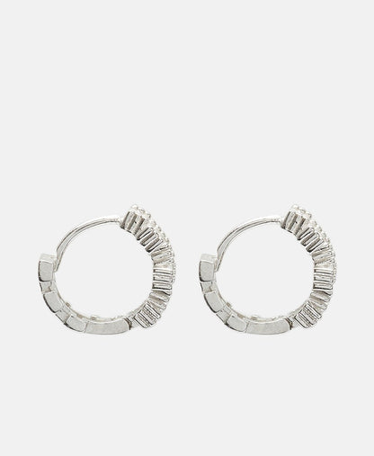 Lawrence Grey Jewelry Obručové náušnice Stříbrná 2