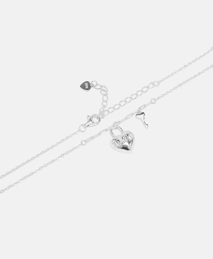 Lawrence Grey Jewelry řetízek s přívěskem Stříbrná 2