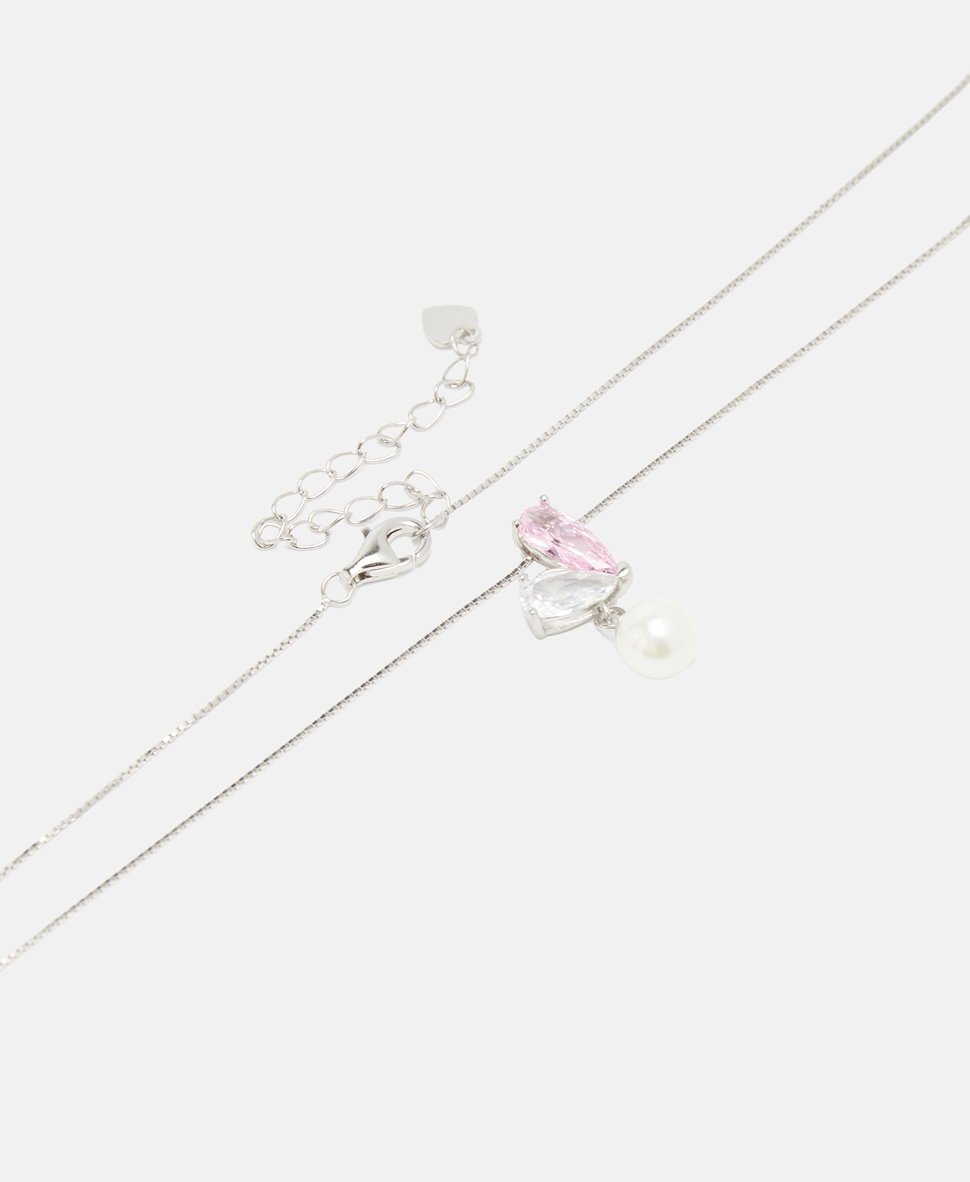 Lawrence Grey Jewelry řetízek s přívěskem Stříbrná 2