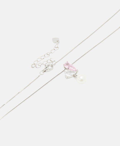 Lawrence Grey Jewelry řetízek s přívěskem Stříbrná 2