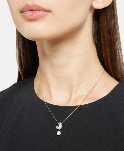 Lawrence Grey Jewelry náhrdelník s perlovým přívěskem Stříbrná 3