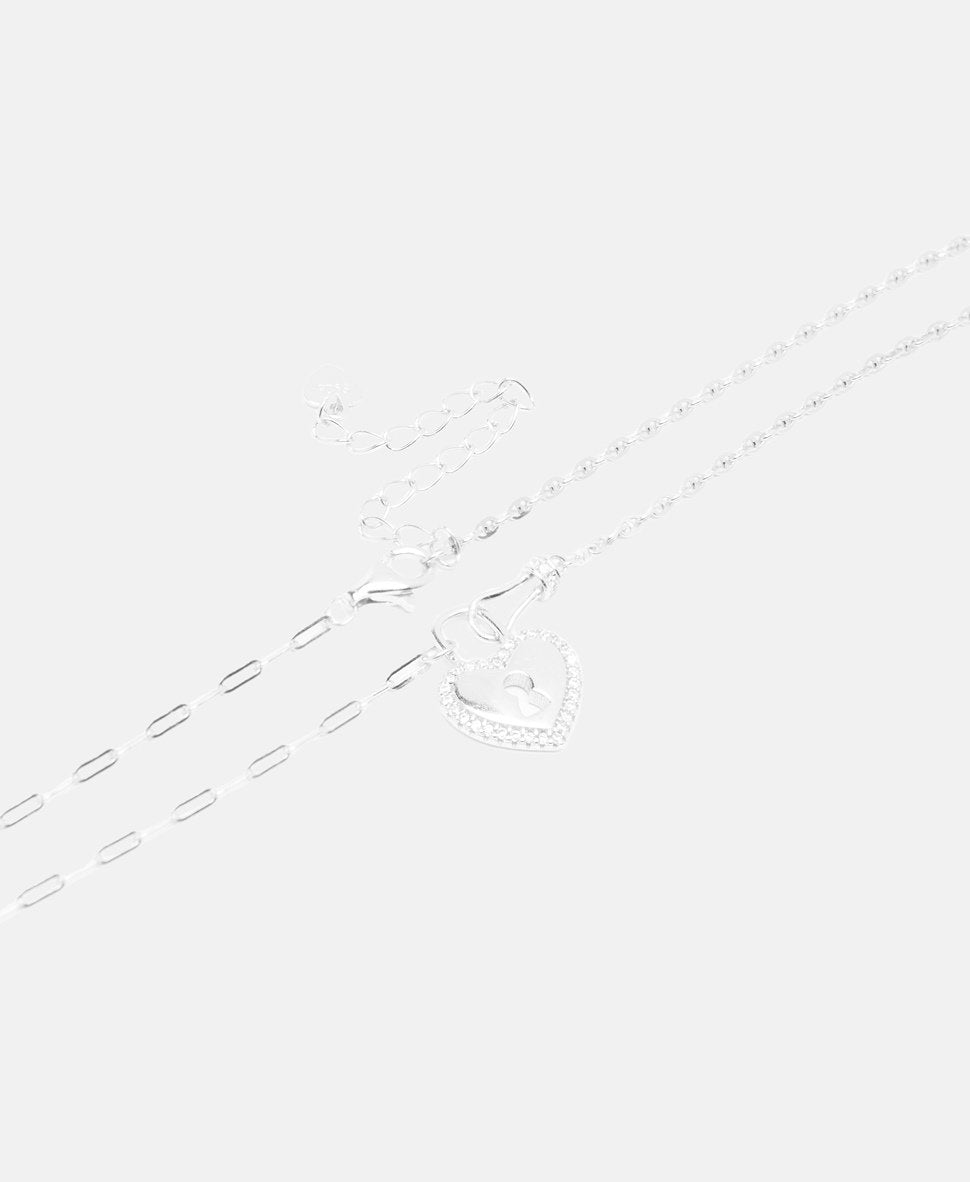Lawrence Grey Jewelry řetízek s přívěskem Stříbrná 2
