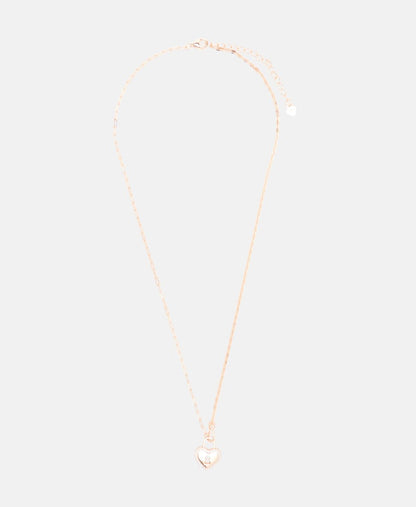 Lawrence Grey Jewelry řetízek s přívěskem Růžově zlatá 1