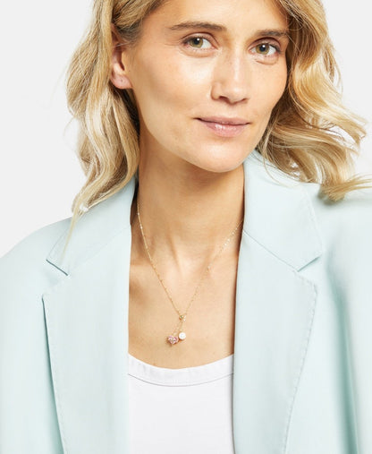 Lawrence Grey Jewelry náhrdelník s perlovým přívěskem Zlatá 3
