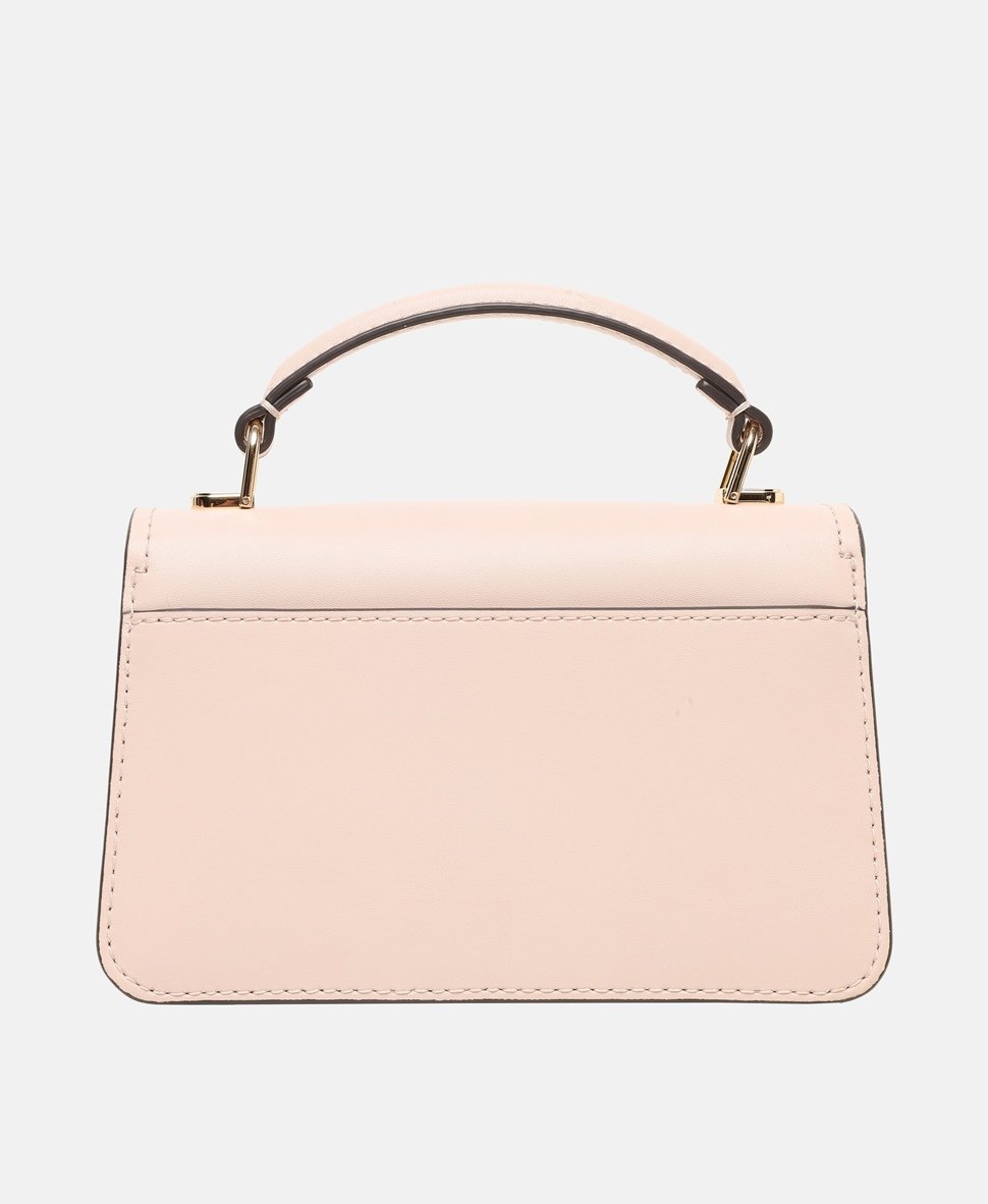 Michael Michael Kors Kožená kabelka přes rameno Starorůžová 4